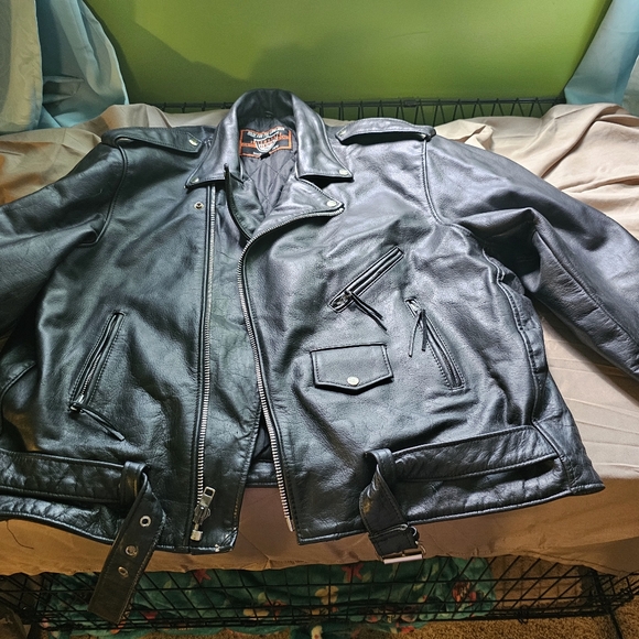 Men's Interstate Leather Jacket size 56 - Picture 2 of 5